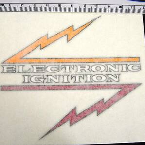 ★☆500SS H1 KA サイドカバー オイルタンク 用 デカール ステッカー Electronic Ignition 1969☆★エレキサイト 750SS カワサキKawasakiの画像1