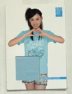 【傷、汚れ有】鈴木紫帆里★２０１１ＡＫＢ４８トレーディングカードコレクション★ジャージカード