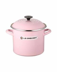 LE CREUSET ル・クルーゼ 鍋 STOCKPOT ストックポット 深型ホーロー鍋 ピンク 20cm 5.7L 新品