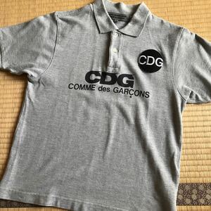 希少　COMME des GARCONS CDG グッドデザインショップ　ロゴシャツ POLO 美品　CDGワッペン