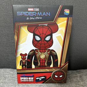 BE@RBRICK ベアブリック　SPIDER-MAN INTEGRATED SUIT 100％ & 400％