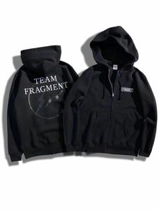 【XXL】fragment forum 限定パーカー Black ZIP Hoodieブラック 黒 HF