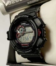 G-SHOCK CASIO カシオ Gショック GW-9300 3260 MUDMAN マッドマン　腕時計 ブラック　箱説明書付き_画像2