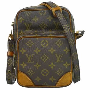 本物 ルイヴィトン LOUIS VUITTON LV アマゾン モノグラム ショルダーバッグ ポシェット ブラウン M45236