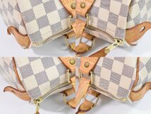 本物 ルイヴィトン LOUIS VUITTON LV スピーディ 25 ダミエ アズール ミニ ボストンバッグ ハンドバッグ ホワイト N41534_画像6