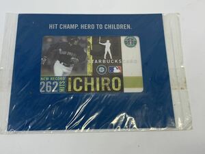 【1000円スタート!!】ICHIRO イチロー STARBUCKS スターバックス KARD カード 2005年 262最多安打 新記録 