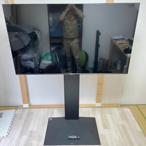 DMM.make 65V ディスプレイモニター 大型モニター DKS-4K65DG4 4K HDR　EQUALS WALLテレビスタンドV3 ハイタイプ WLTVB6119