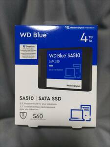 Western Digital　WD Blue SATA SSD 4TB　 WDS400T3B0A　(JAN 718037899961)　新品未開封品