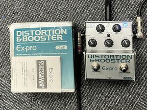 Ex-pro D&B distortion&booster 元箱・マニュアル付属　ディストーション・ブースター