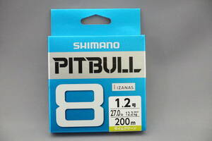 即決!!シマノ★ピットブル8 1.2号 200ｍ★新品 SHIMANO PITBULL