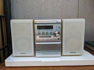 KENWOOD ケンウッド MD/CD/カセット/FM ミニコンポ RXD-SK3MD 中古