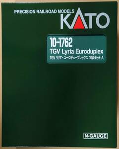 KATO 10-1762 TGV Lyria Euroduplex (li rear * euro te.-p Rex ) 10 both set 