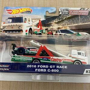 ホットウィール チームトランスポート 2016 フォード GT FORD C800 カストロール CASTROL レア US