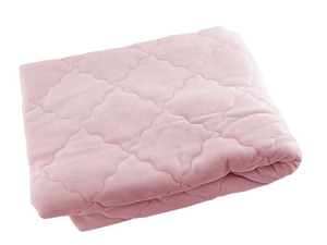 パッド一体型ベッドシーツ 綿スマートヒート 吸湿発熱 綿100% シングル 幅100x200x25cm ピンク 冬