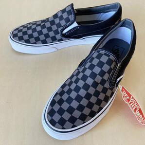  27.5cm スリッポン チェッカーボード VANS SLIP-ON BLACK/PEWTER/CHECKERBOARD US9.5/27.5cm VN000EYEBPJの画像1