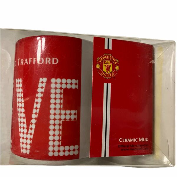 マンチェスターユナイテッドマグカップ　新品未使用MANCHESTERUNITEDマグカップ 取手付きカップ