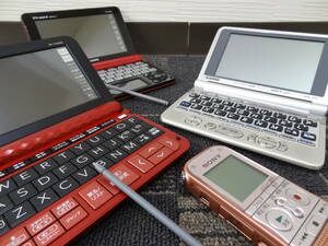 【必見】 CASIO カシオ SONY ソニー 電子辞書 EX-word ICレコーダー 4点 まとめ XD-ST6200 XD-JTZ6000 XD-N6000 ICD-AX412F