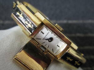 【必見】 BUCHERER ブッフェラー 手巻き バングルウォッチ アンティーク 婦人 レディース 腕時計