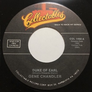 GENE CHANDLER / DUKE OF EARL / RAINBOW /Collectables/Doo Wop/Reissue/big hit !!/7inch/965