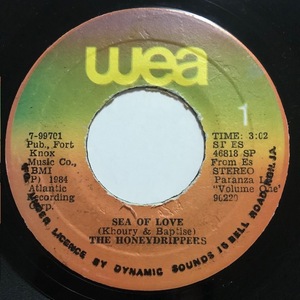  прослушивание / The Honeydrippers / Sea Of Love /Heptones/Dennis Brown/Phil Phillips/Jimmy Page/big hit!!/7inch/971