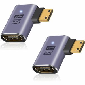 Duttek L型Mini HDMI to HDMI延長アダプター