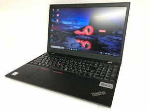 [ジャンクPC] Lenovo ThinkPad L15 Gen1 20U3-S03800: Core i3 10110U@2.10GHz メモリ8GB SSD1TB ODDなし Win10Pro 液晶15.6型 (1809)