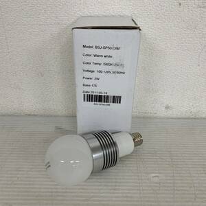 【Bysen JAPAN】 LED電球 LEDハイパワー電球 E17 4W LEDライト 照明 Warm White 電球色 BSJ-SP50-DIM ②