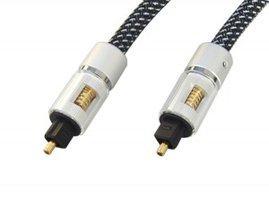 光デジタル ケーブル ブラック 2m ハイレゾ音源対応 192KHz 24Bit 動作保証 ハイグレード 角型-角型 VM-4070BK