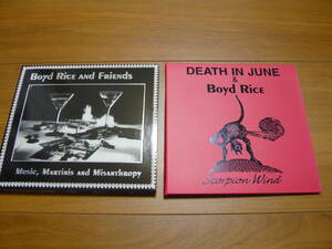 CD2 Death In June & Boyd Rice And Friends / Scorpion Wind / Music, Martinis And Misanthropy