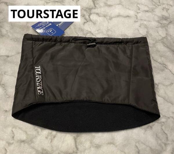 TOURSTAGE ツアーステージ マフラー ネックウォーマー 撥水 ブラック