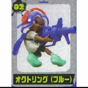 チョコエッグ スプラトゥーン3 オクトリング （ブルー） フィギュア 96ガロン 個数2