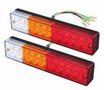 24**【送料無料】(2個セット) 汎用 LEDテールランプ LEDテールライト 12V ジムニー トランポ ボート バイクトレーラー 軽トラック_画像7