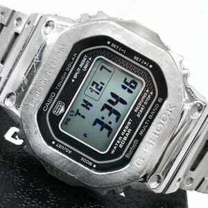 CASIO カシオ G-SHOCK ジーショック マルチバンド6 Bluetooth 腕時計 GMW-B5000D-1 電波ソーラー タフソーラー デジタル スクエア 動作OK