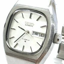 SEIKO セイコー 腕時計 2706-3110 自動巻き アナログ スクエア シルバー レア カレンダー ヴィンテージ レディース 21石 動作確認済み_画像1