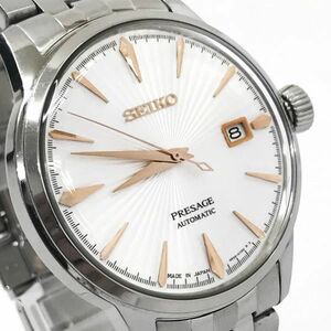 美品 SEIKO セイコー PRESAGE プレザージュ 腕時計 SARY137 自動巻き 機械式 メカニカル カクテル スプリッツァー カレンダー 動作確認済