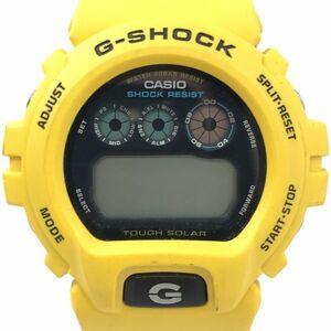 CASIO カシオ G-SHOCK ジーショック 腕時計 G-6900A-9 ソーラー デジタル ラウンド イエロー ブラック ウォッチ カジュアル 樹脂ベルト