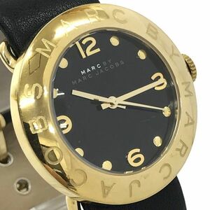 Marc by Marc Jacobs マークバイマークジェイコブス エイミー 腕時計 MBM1154 クオーツ アナログ ラウンド ブラック 箱付き 動作確認済み