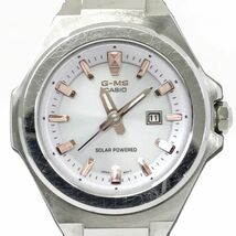 CASIO カシオ BABY-G ベビーG G-MS ジーミズ 腕時計 ソーラー MSG-S500CD-7 アナログ カレンダー シルバー おしゃれ 箱付き 動作確認済_画像1