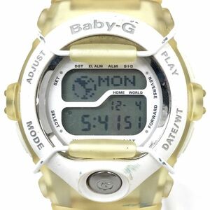 CASIO カシオ BABY-G ベビーG 腕時計 BGT-100F-7T クオーツ シンデレラホワイト イエロー デジタル ケース付き 新品電池交換済 動作確認済