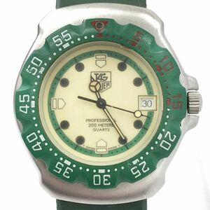 TAG HEUER タグホイヤー 腕時計 クオーツ 372.513 プロフェッショナル フォーミュラ1 グリーン 緑 カレンダー コレクション コレクター