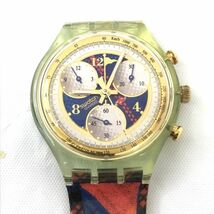 Swatch スウォッチ Chrono クロノ 腕時計 クオーツ コレクション コレクター カラフル ゴルフ チェック アーガイル タータン おしゃれ_画像2