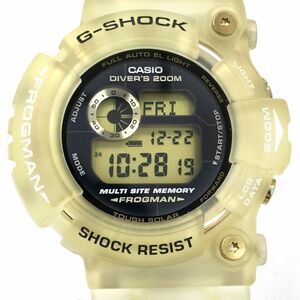 超美品 レア CASIO カシオ G-SHOCK ジーショック FROGMAN フロッグマン 25周年記念 25TH 腕時計 GW-225E-7 ソーラー 新品電池 動作確認済