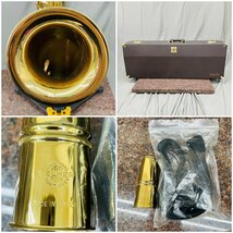 T5857＊【中古】SELMER/セルマー テナーサックス Super Action 80 SA80 SERIE II 彫刻あり/純正ハードケース付 #N.510812_画像9