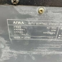 T5949＊【ジャンク】AIWA アイワ AD-WX99 カセットデッキ_画像6