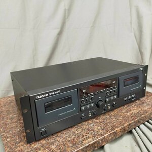 T6100＊【中古】TASCAM タスカム 202MKV ダブルカセットデッキ