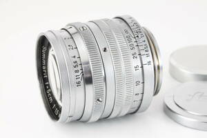 ★超極上美観★ Leica Summarit 5cm F1.5 Lマウント ★完動品★ Leitz L39 ライカ ズマリット #002