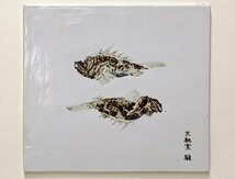 13300/陶板額 清水焼 大桃窯 内田雅 「おこぜ」 額装 壁掛け_画像1