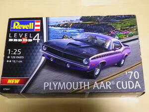 レベル　1/25　PLYMOUTH　CUDA　1970 プリムス AAR クーダ　Revell　★　新品未組み立て　