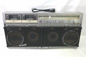 ＜ジャンク品＞SHARP ラジオ付ステレオテープレコーダー GF-909 THE SEARCHER-W ※動作不良あり（10423120619746DJ）