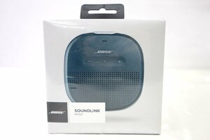 ＜未開封品＞BOSE Bluetoothスピーカー SoundLink Micro ダークブルー（12523120819877DJ）
